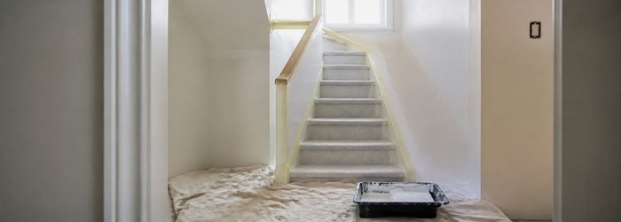 Treppenhaus mit Geländer